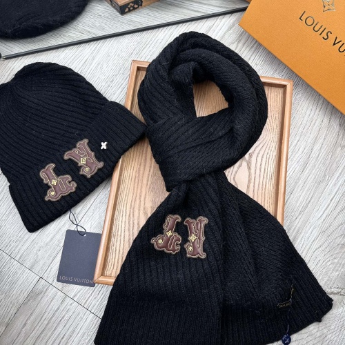 Wholesale Louis Vuitton LV Hat and Scarf Set #1265196 $48.00 USD, Wholesale Quality Replica Louis Vuitton LV Hat and Scarf and Glove Set