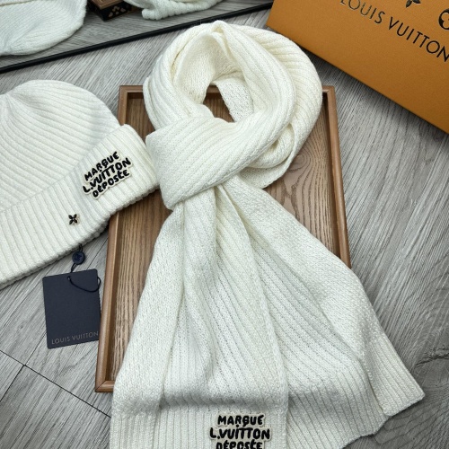 Wholesale Louis Vuitton LV Hat and Scarf Set #1265197 $48.00 USD, Wholesale Quality Replica Louis Vuitton LV Hat and Scarf and Glove Set