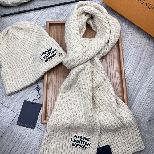 Wholesale Louis Vuitton LV Hat and Scarf Set #1265198 $48.00 USD, Wholesale Quality Replica Louis Vuitton LV Hat and Scarf and Glove Set