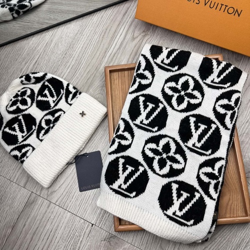 Wholesale Louis Vuitton LV Hat and Scarf Set #1265206 $52.00 USD, Wholesale Quality Replica Louis Vuitton LV Hat and Scarf and Glove Set