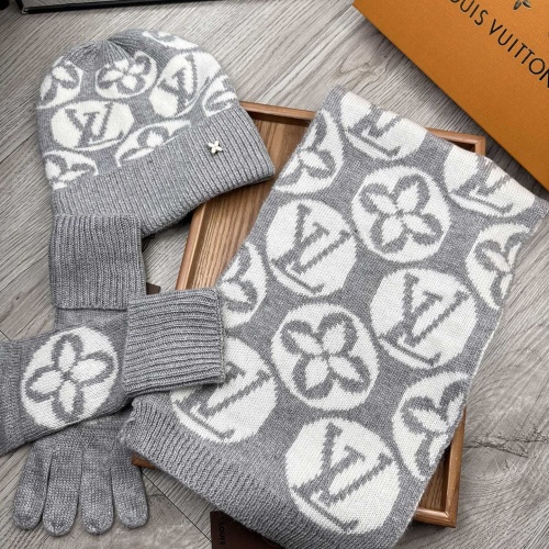 Wholesale Louis Vuitton LV Hat and Scarf and Glove Set #1265207 $72.00 USD, Wholesale Quality Replica Louis Vuitton LV Hat and Scarf and Glove Set