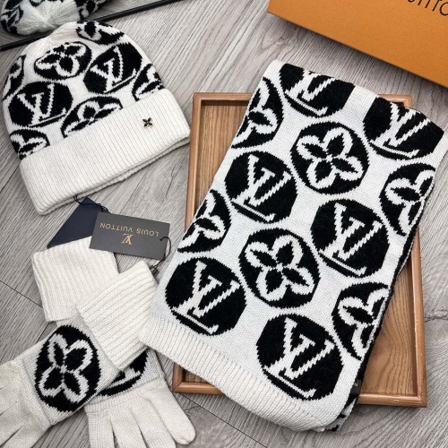 Wholesale Louis Vuitton LV Hat and Scarf and Glove Set #1265210 $72.00 USD, Wholesale Quality Replica Louis Vuitton LV Hat and Scarf and Glove Set