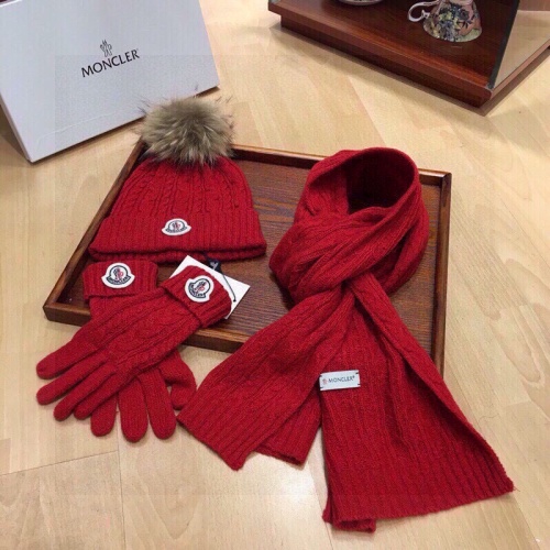 Replica Moncler Hat and Scarf and Glove Set #1265218 $72.00 USD for Wholesale