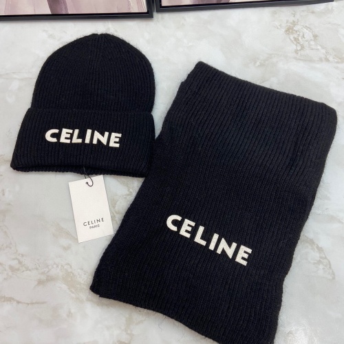 Wholesale Celine Hat and Scarf Set #1265228 $48.00 USD, Wholesale Quality Replica Celine Hat and Scarf and Glove Set