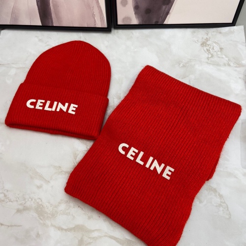 Wholesale Celine Hat and Scarf Set #1265229 $48.00 USD, Wholesale Quality Replica Celine Hat and Scarf and Glove Set