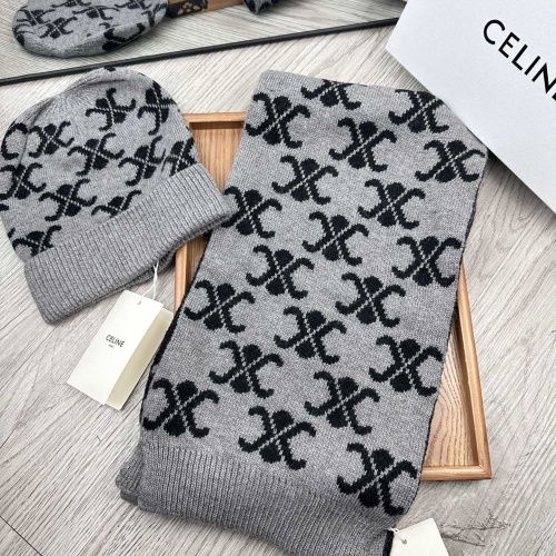 Wholesale Celine Hat and Scarf Set #1265235 $48.00 USD, Wholesale Quality Replica Celine Hat and Scarf and Glove Set