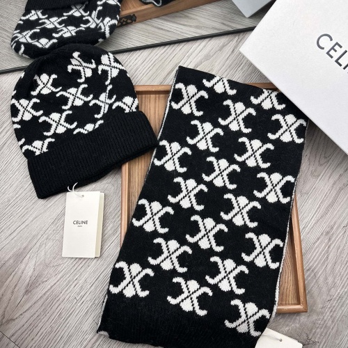 Wholesale Celine Hat and Scarf Set #1265236 $48.00 USD, Wholesale Quality Replica Celine Hat and Scarf and Glove Set