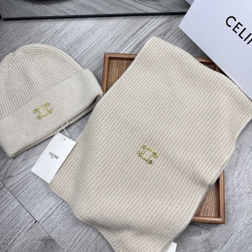 Wholesale Celine Hat and Scarf Set #1265238 $52.00 USD, Wholesale Quality Replica Celine Hat and Scarf and Glove Set