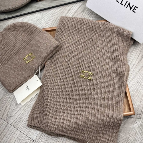 Wholesale Celine Hat and Scarf Set #1265239 $52.00 USD, Wholesale Quality Replica Celine Hat and Scarf and Glove Set