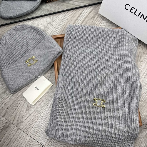 Wholesale Celine Hat and Scarf Set #1265240 $52.00 USD, Wholesale Quality Replica Celine Hat and Scarf and Glove Set