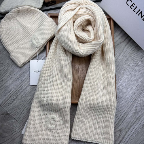 Wholesale Celine Hat and Scarf Set #1265242 $76.00 USD, Wholesale Quality Replica Celine Hat and Scarf and Glove Set