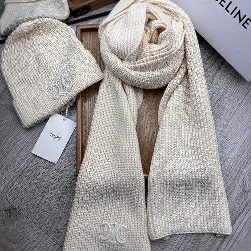 Wholesale Celine Hat and Scarf Set #1265250 $76.00 USD, Wholesale Quality Replica Celine Hat and Scarf and Glove Set