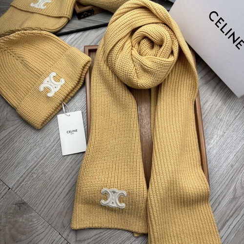 Wholesale Celine Hat and Scarf Set #1265251 $76.00 USD, Wholesale Quality Replica Celine Hat and Scarf and Glove Set