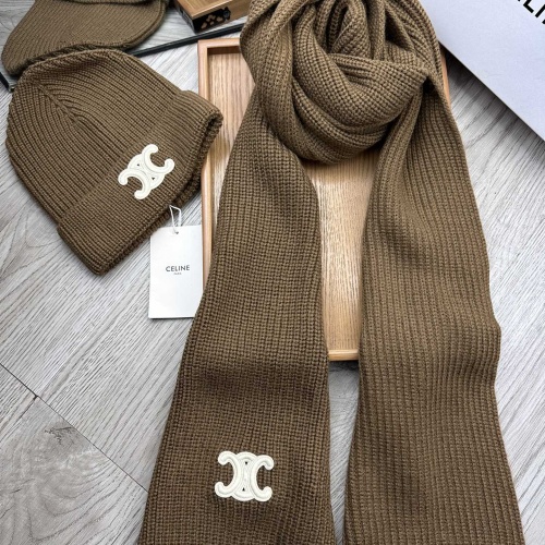 Wholesale Celine Hat and Scarf Set #1265252 $76.00 USD, Wholesale Quality Replica Celine Hat and Scarf and Glove Set