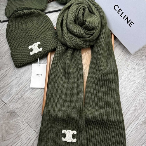 Wholesale Celine Hat and Scarf Set #1265254 $76.00 USD, Wholesale Quality Replica Celine Hat and Scarf and Glove Set