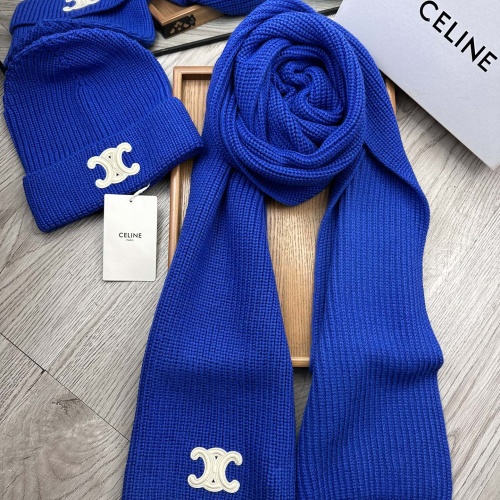 Wholesale Celine Hat and Scarf Set #1265256 $76.00 USD, Wholesale Quality Replica Celine Hat and Scarf and Glove Set