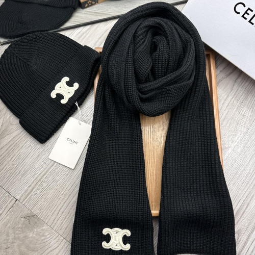 Wholesale Celine Hat and Scarf Set #1265258 $76.00 USD, Wholesale Quality Replica Celine Hat and Scarf and Glove Set