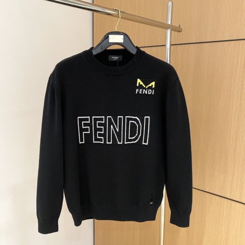 Wholesale Fendi Sweaters Long Sleeved For Unisex #1265577 $85.00 USD, Wholesale Quality Replica Fendi Sweaters