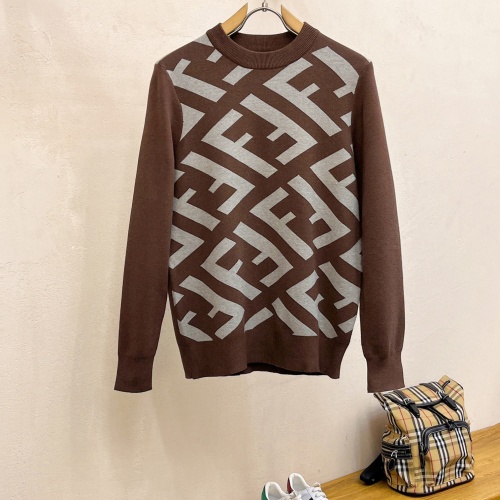 Wholesale Fendi Sweaters Long Sleeved For Unisex #1265585 $92.00 USD, Wholesale Quality Replica Fendi Sweaters