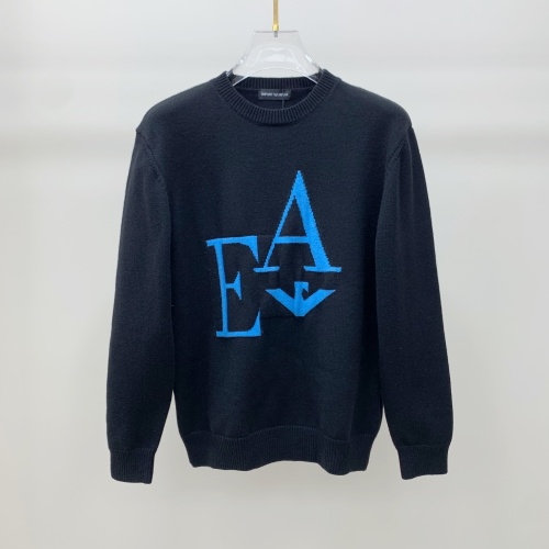 Wholesale Armani Sweaters Long Sleeved For Unisex #1265616 $85.00 USD, Wholesale Quality Replica Armani Sweaters