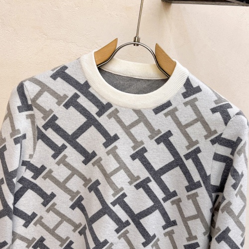 Replica Hermes Sweaters Long Sleeved For Unisex #1265631 $92.00 USD for Wholesale