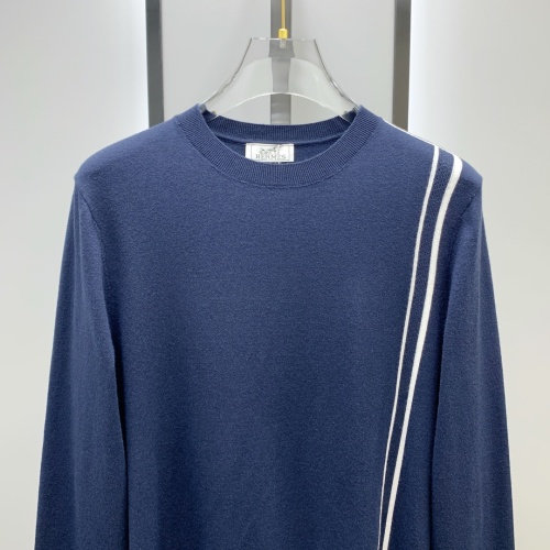 Replica Hermes Sweaters Long Sleeved For Unisex #1265637 $92.00 USD for Wholesale