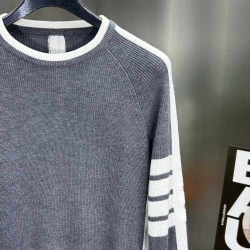 Replica Thom Browne TB Sweaters Long Sleeved For Unisex #1265696 $72.00 USD for Wholesale