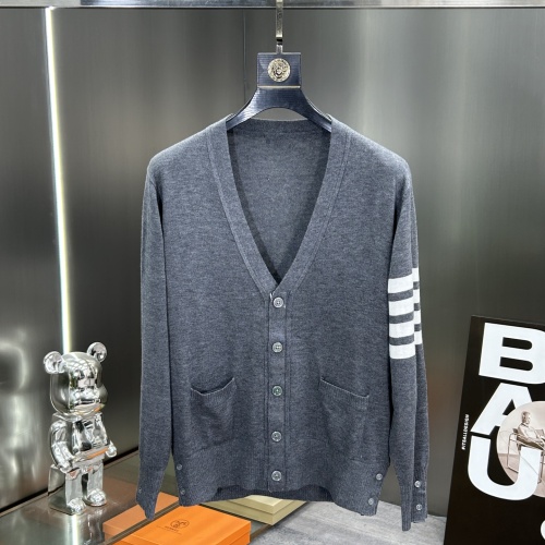 Wholesale Thom Browne TB Sweaters Long Sleeved For Unisex #1265701 $76.00 USD, Wholesale Quality Replica Thom Browne TB Sweaters