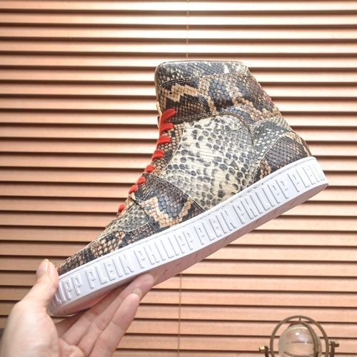 Replica Philipp Plein PP High Tops Shoes For Men #1265786 $105.00 USD for Wholesale