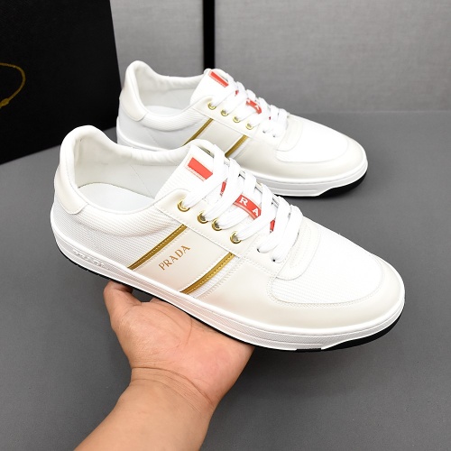 Wholesale Prada Casual Shoes For Men #1265811 $76.00 USD, Wholesale Quality Replica Prada Casual Shoes