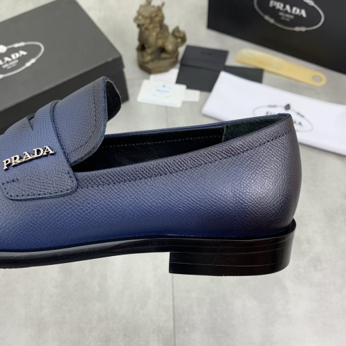 Replica Prada Leather Shoes For Men #1265815 $98.00 USD for Wholesale