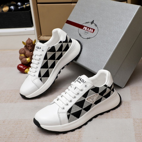 Wholesale Prada Casual Shoes For Men #1265834 $80.00 USD, Wholesale Quality Replica Prada Casual Shoes