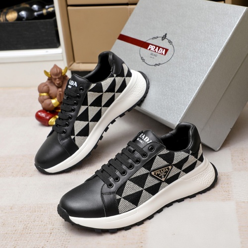 Wholesale Prada Casual Shoes For Men #1265837 $80.00 USD, Wholesale Quality Replica Prada Casual Shoes