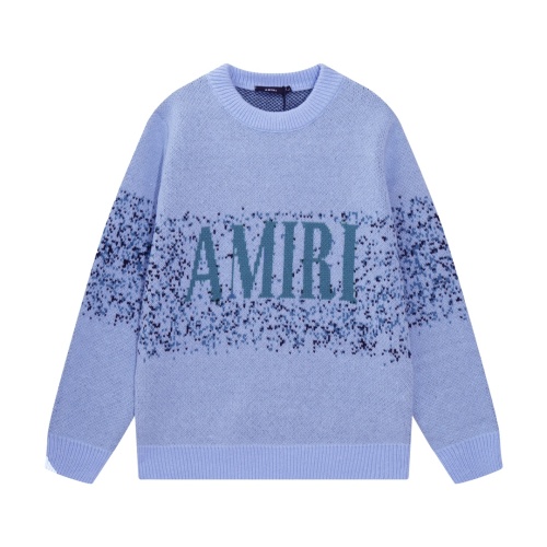 Wholesale Amiri Sweaters Long Sleeved For Unisex #1265895 $64.00 USD, Wholesale Quality Replica Amiri Sweaters