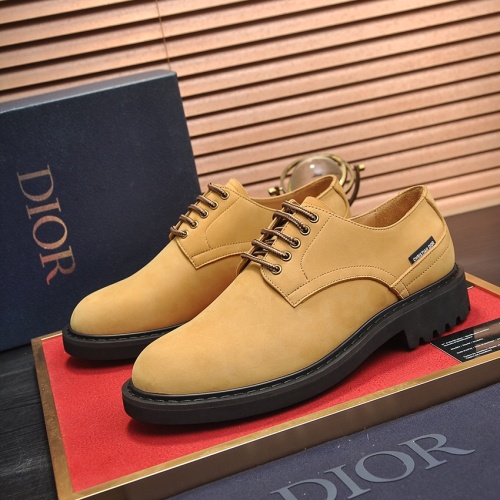 Wholesale Christian Dior Leather Shoes For Men #1265907 $100.00 USD, Wholesale Quality Replica Christian Dior Leather Shoes