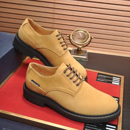 Replica Christian Dior Leather Shoes For Men #1265907 $100.00 USD for Wholesale