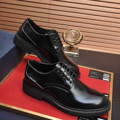 Replica Christian Dior Leather Shoes For Men #1265909 $100.00 USD for Wholesale