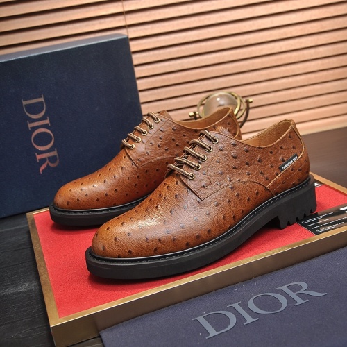 Wholesale Christian Dior Leather Shoes For Men #1265912 $100.00 USD, Wholesale Quality Replica Christian Dior Leather Shoes