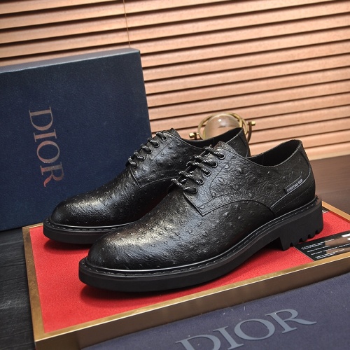 Wholesale Christian Dior Leather Shoes For Men #1265914 $100.00 USD, Wholesale Quality Replica Christian Dior Leather Shoes