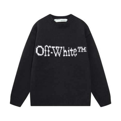 Wholesale Off-White Sweaters Long Sleeved For Unisex #1265918 $64.00 USD, Wholesale Quality Replica Off-White Sweaters