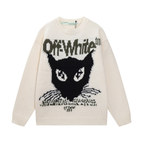 Wholesale Off-White Sweaters Long Sleeved For Unisex #1265919 $64.00 USD, Wholesale Quality Replica Off-White Sweaters