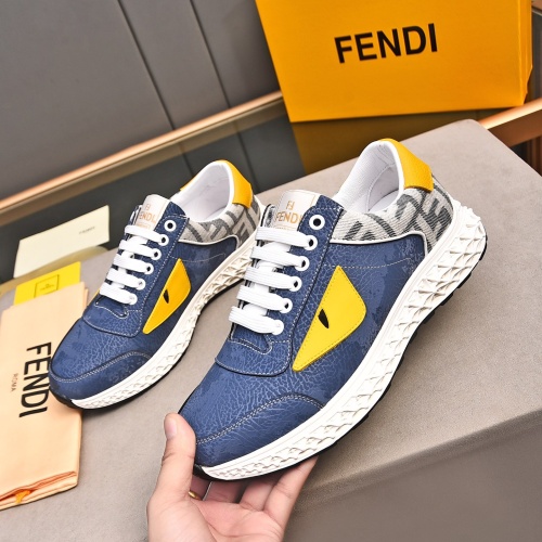 Wholesale Fendi Casual Shoes For Men #1265920 $76.00 USD, Wholesale Quality Replica Fendi Casual Shoes