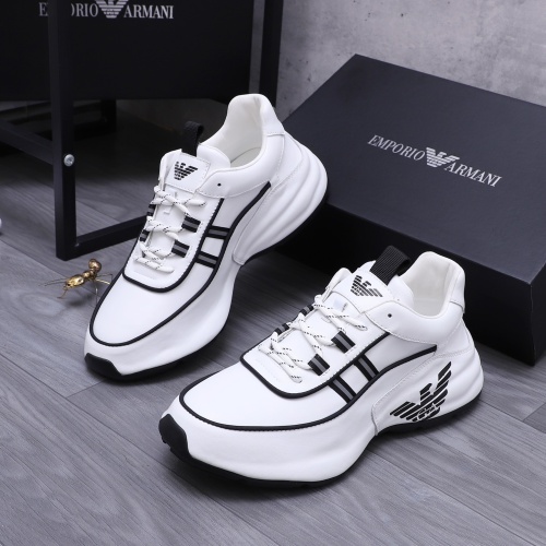 Wholesale Armani Casual Shoes For Men #1266030 $98.00 USD, Wholesale Quality Replica Armani Casual Shoes