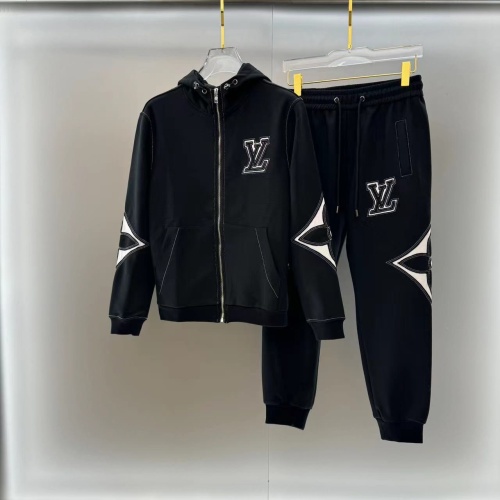 Wholesale Louis Vuitton LV Tracksuits Long Sleeved For Men #1266037 $105.00 USD, Wholesale Quality Replica Louis Vuitton LV Tracksuits