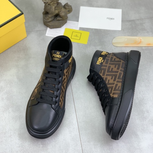 Wholesale Fendi High Tops Casual Shoes For Men #1266039 $80.00 USD, Wholesale Quality Replica Fendi High Tops Casual Shoes