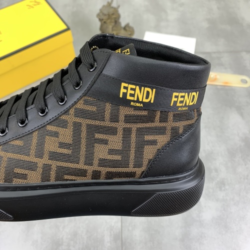 Replica Fendi High Tops Casual Shoes For Men #1266039 $80.00 USD for Wholesale