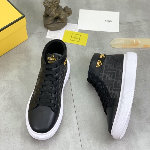 Wholesale Fendi High Tops Casual Shoes For Men #1266040 $80.00 USD, Wholesale Quality Replica Fendi High Tops Casual Shoes