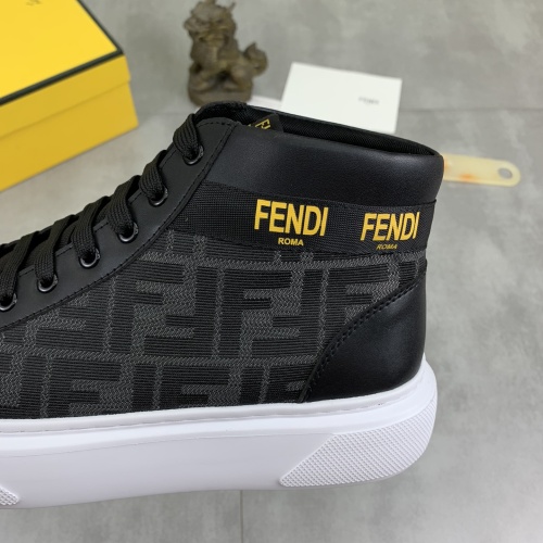 Replica Fendi High Tops Casual Shoes For Men #1266040 $80.00 USD for Wholesale