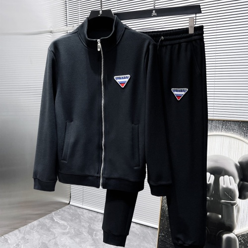 Wholesale Prada Tracksuits Long Sleeved For Men #1266041 $105.00 USD, Wholesale Quality Replica Prada Tracksuits