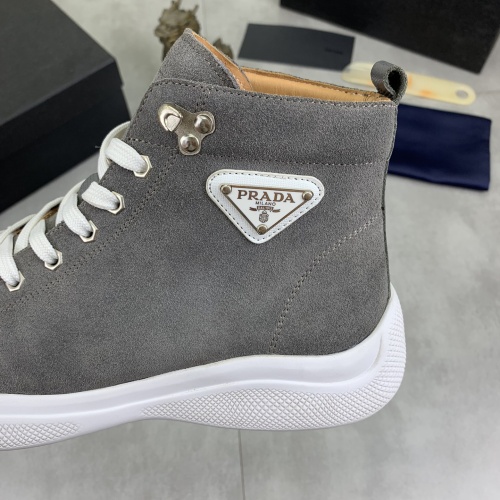 Replica Prada High Top Shoes For Men #1266043 $105.00 USD for Wholesale